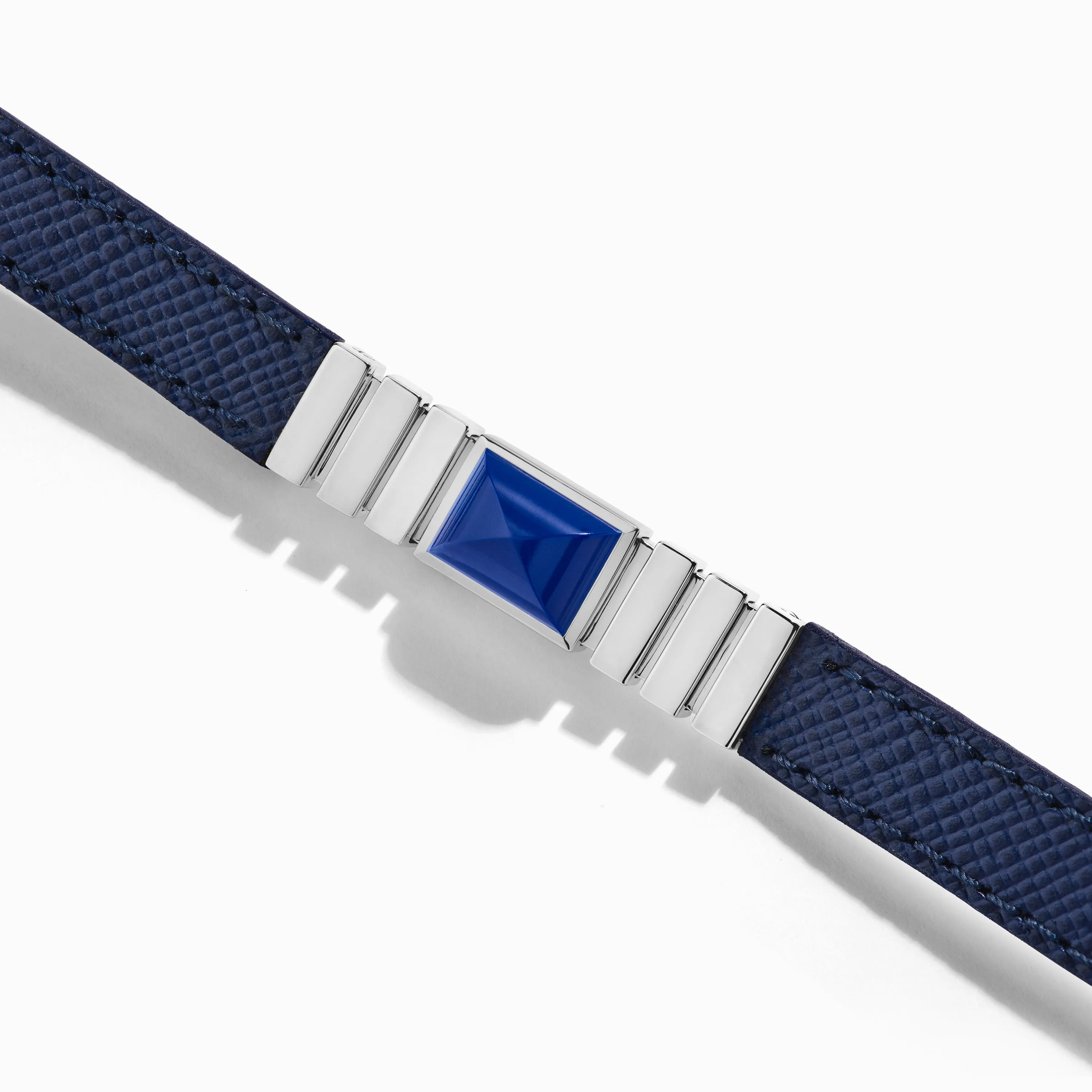 UNII Gold Leather Strap Bracelet