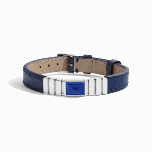 UNII Gold Leather Strap Bracelet