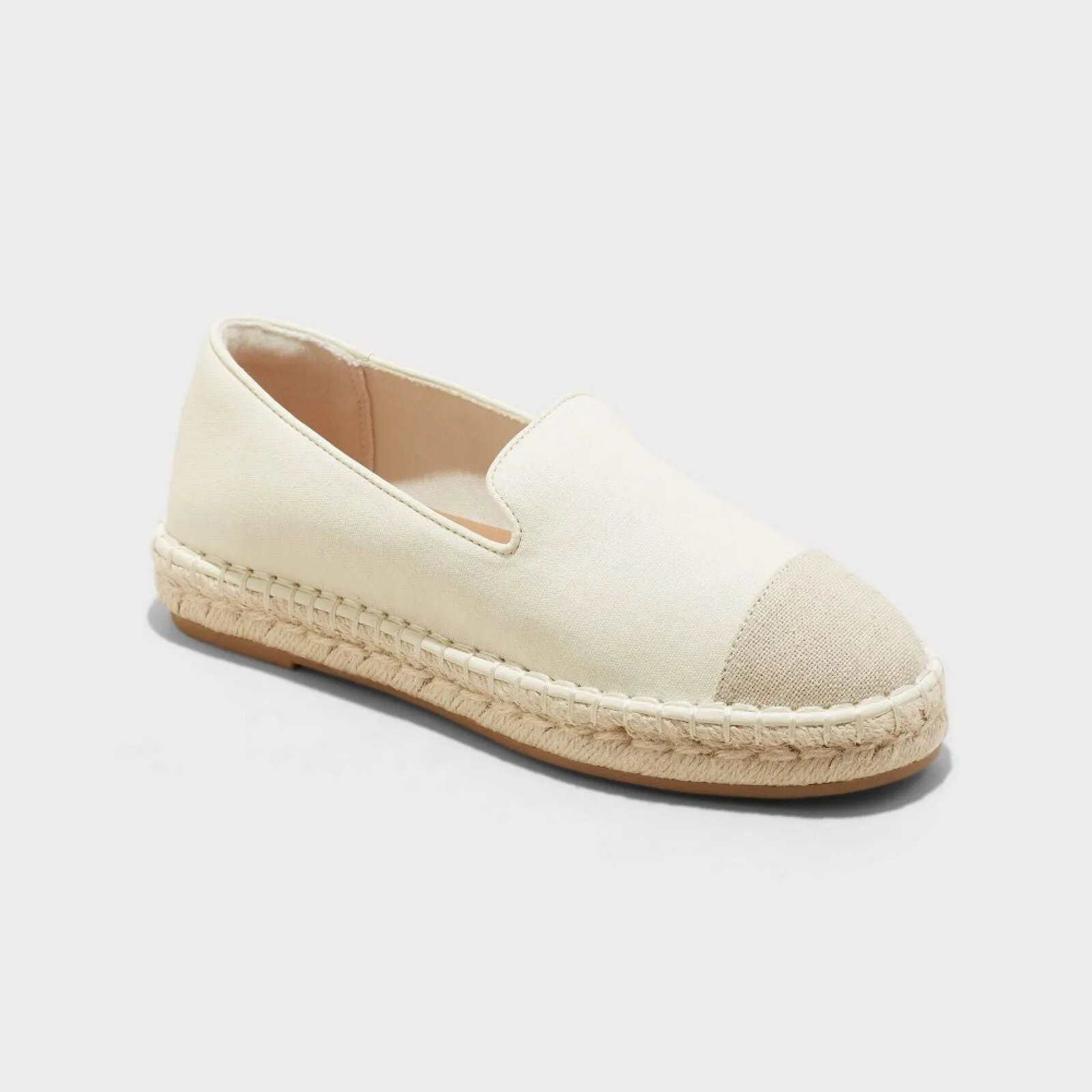 Universal Thread Women's Skipper Espadrille Flats 89273563 Cream Brown 8.5M