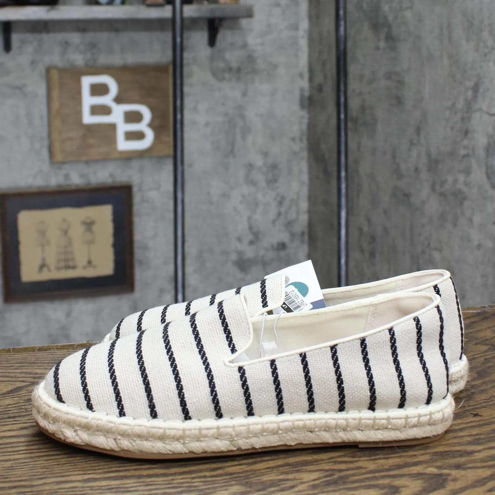 Universal Thread Women's Skipper Striped Espadrille Flats 89273606