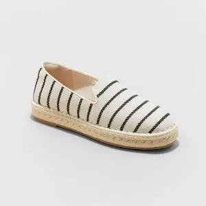 Universal Thread Women's Skipper Striped Espadrille Flats 89273606
