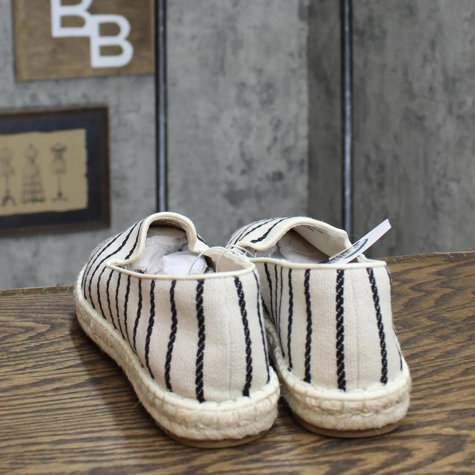 Universal Thread Women's Skipper Striped Espadrille Flats 89273606