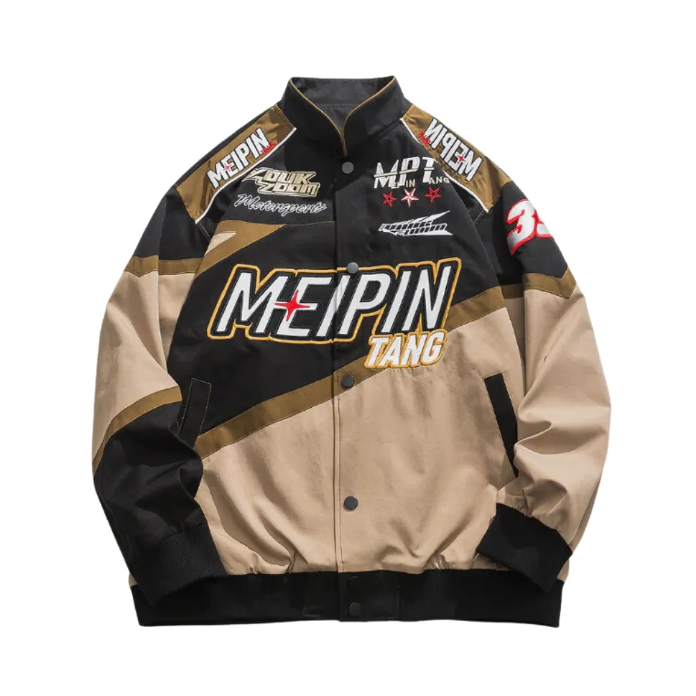 Urban High Street Motorcycle Style Jacket