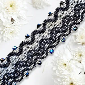 Vertical Peyote Pattern - Bracelet ONDULATIONS