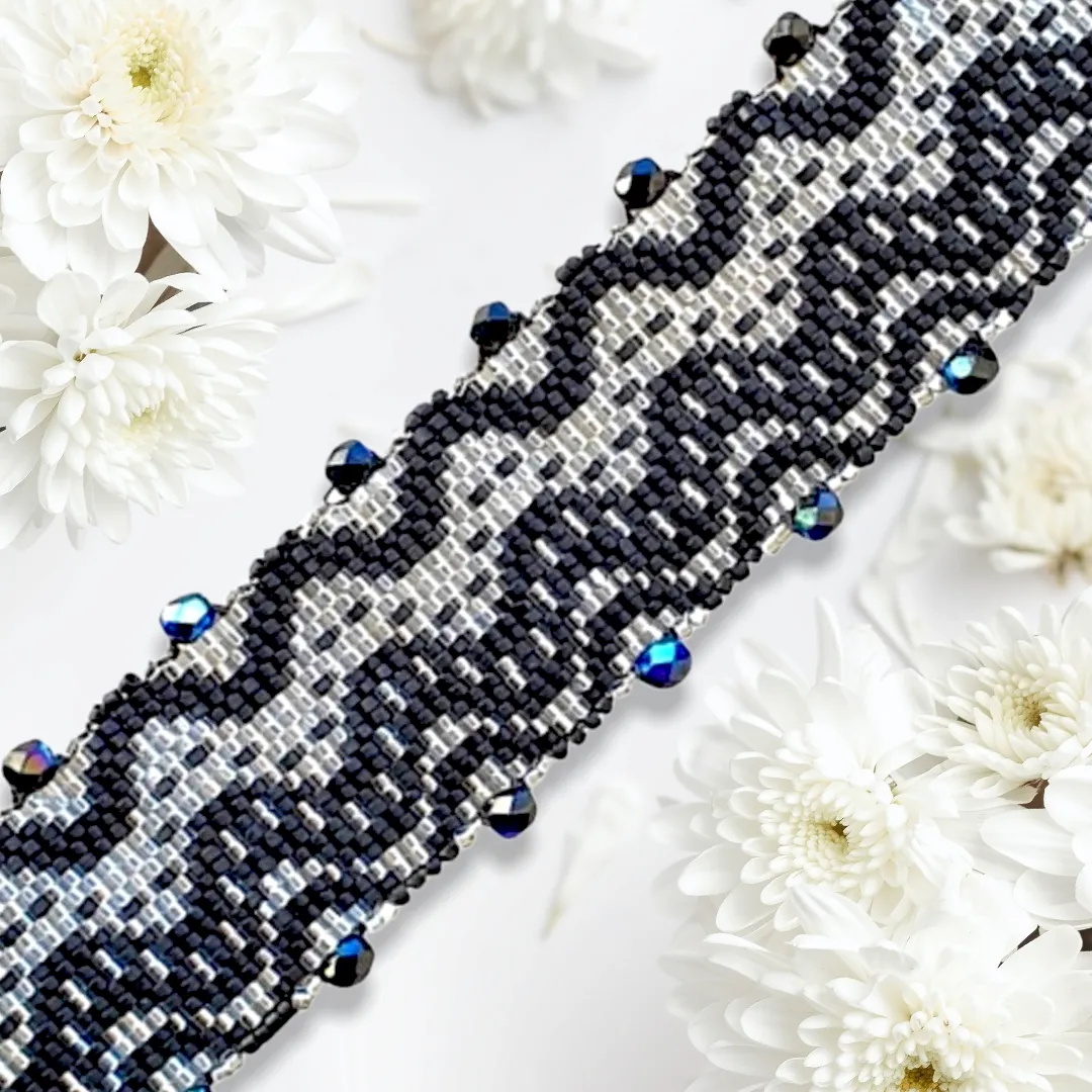 Vertical Peyote Pattern - Bracelet ONDULATIONS