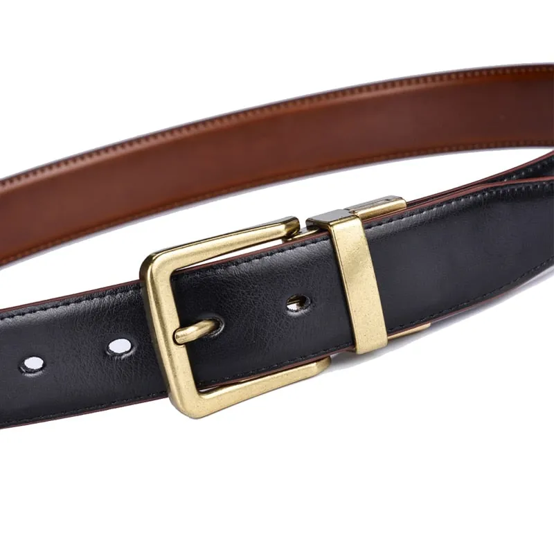 Vintage Reversible Leather Belt