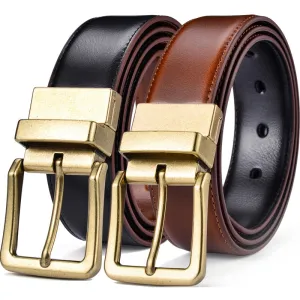 Vintage Reversible Leather Belt