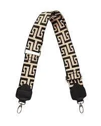 Webbing Bag Strap Black/Natural