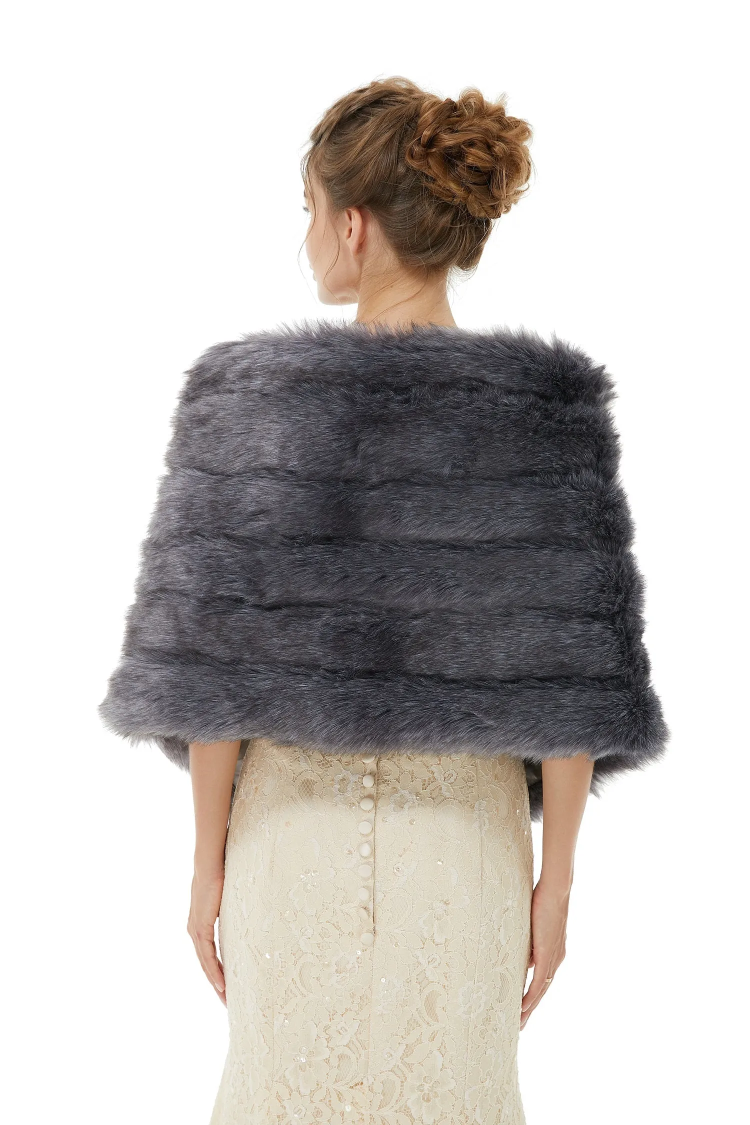 Wedding Faux Fur Wrap Winter Shawl Scarves