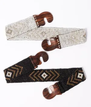 WESTON BEADED BELT