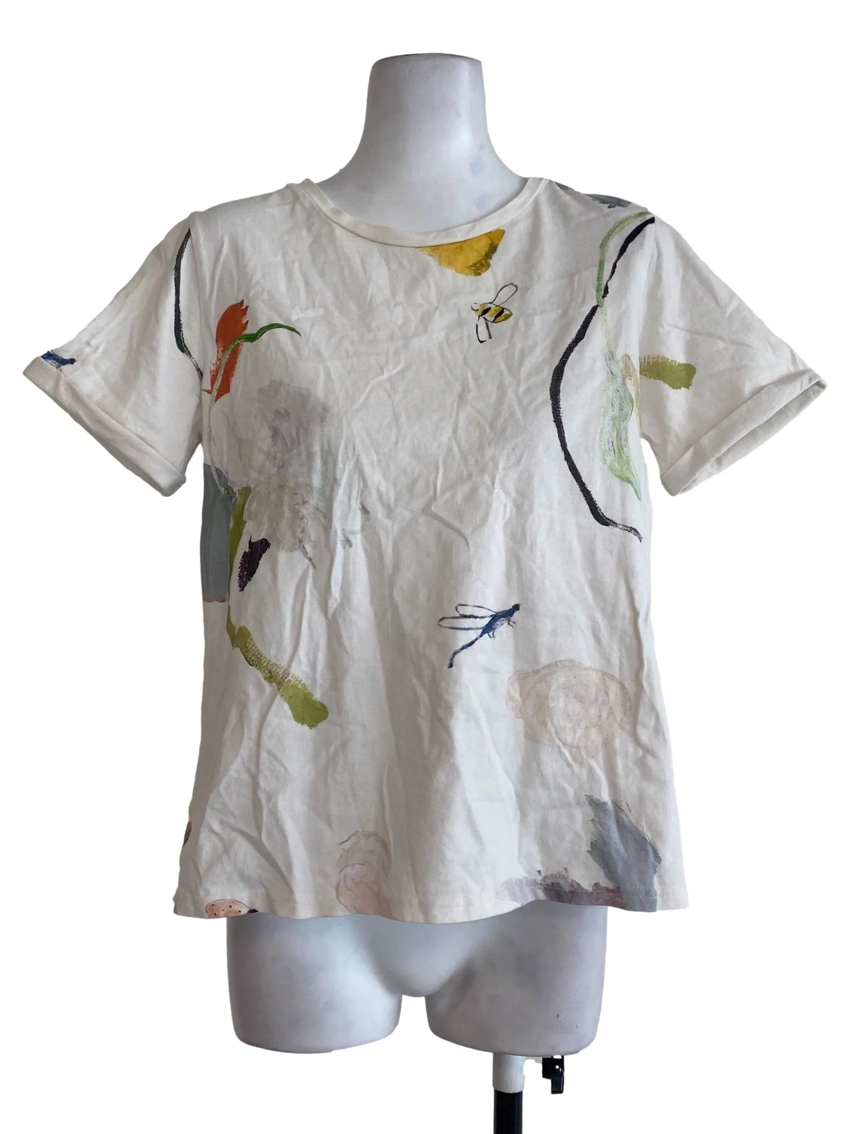 White Graphic Tee