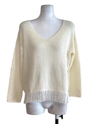 White Knitted Top LB