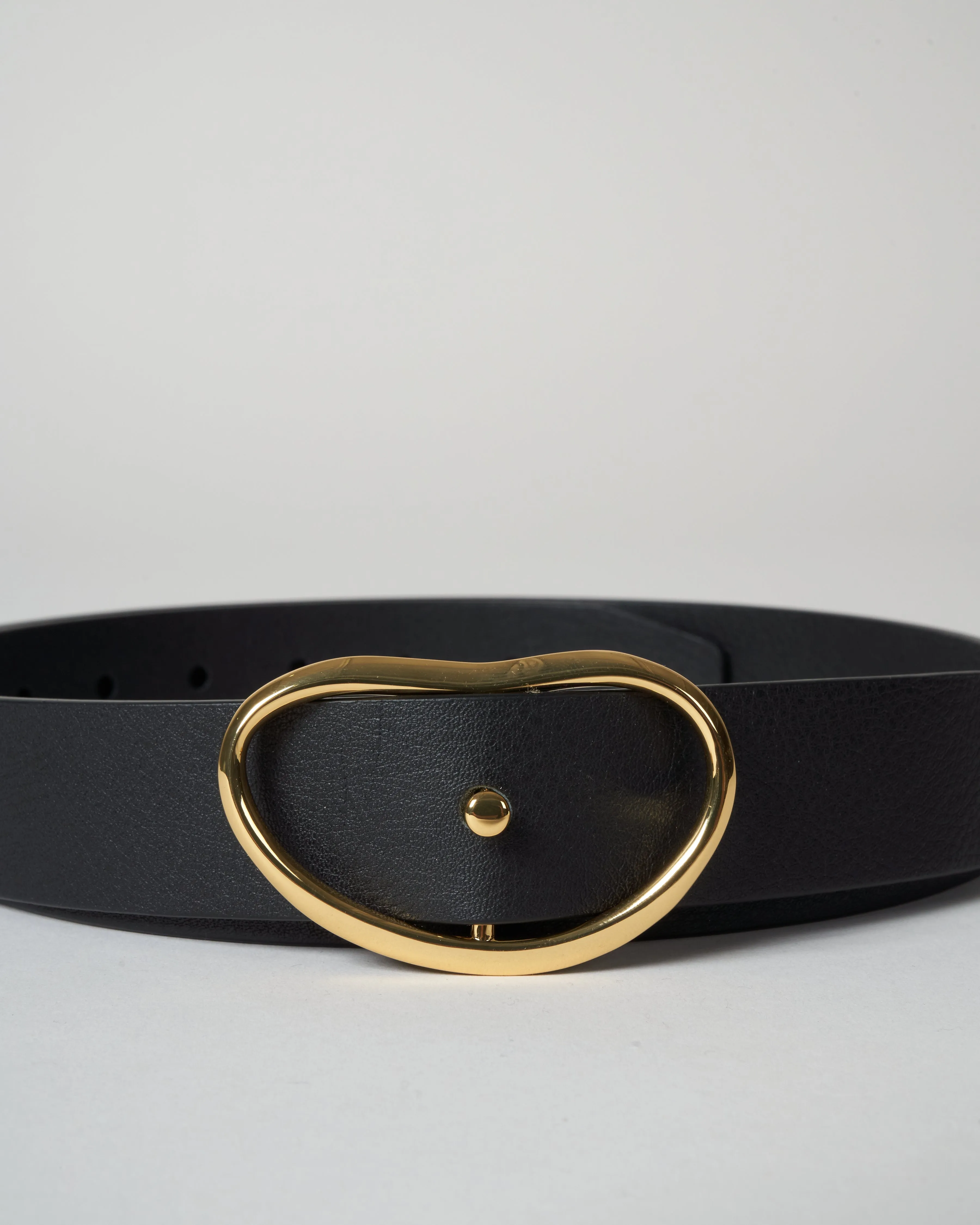 wide georgia belt - black