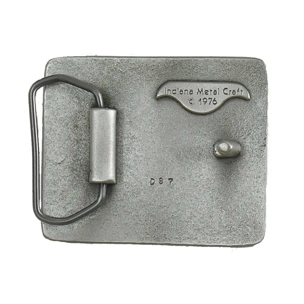 Wild Moose Pewter Belt Buckle