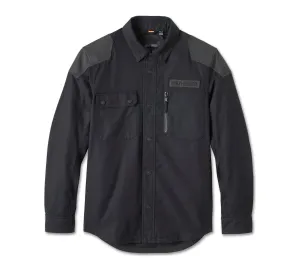 Willie G Skull Graphic Operative 2.0 Riding Shirt Jacket - Harley Black