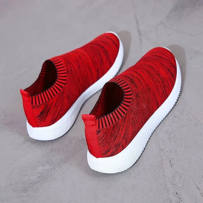 Women Shoes Flats Fashion Stretch Fabric Loafers