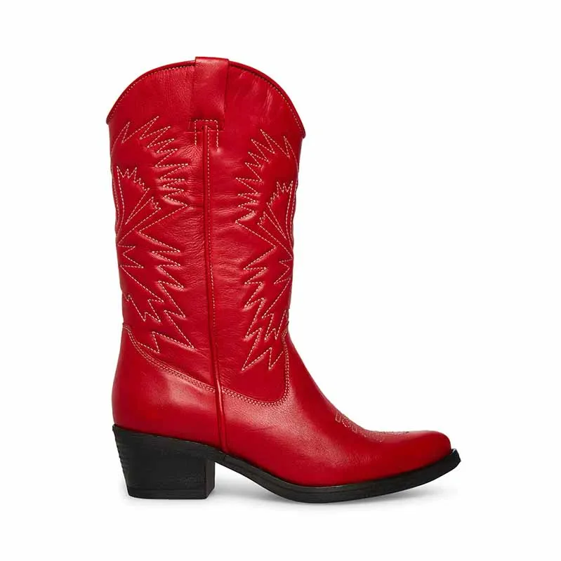 Women Western Cowboy Cowgirl Stitched Embroidered Boots