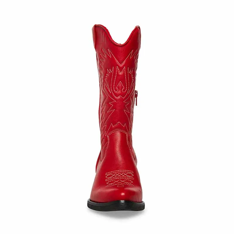 Women Western Cowboy Cowgirl Stitched Embroidered Boots