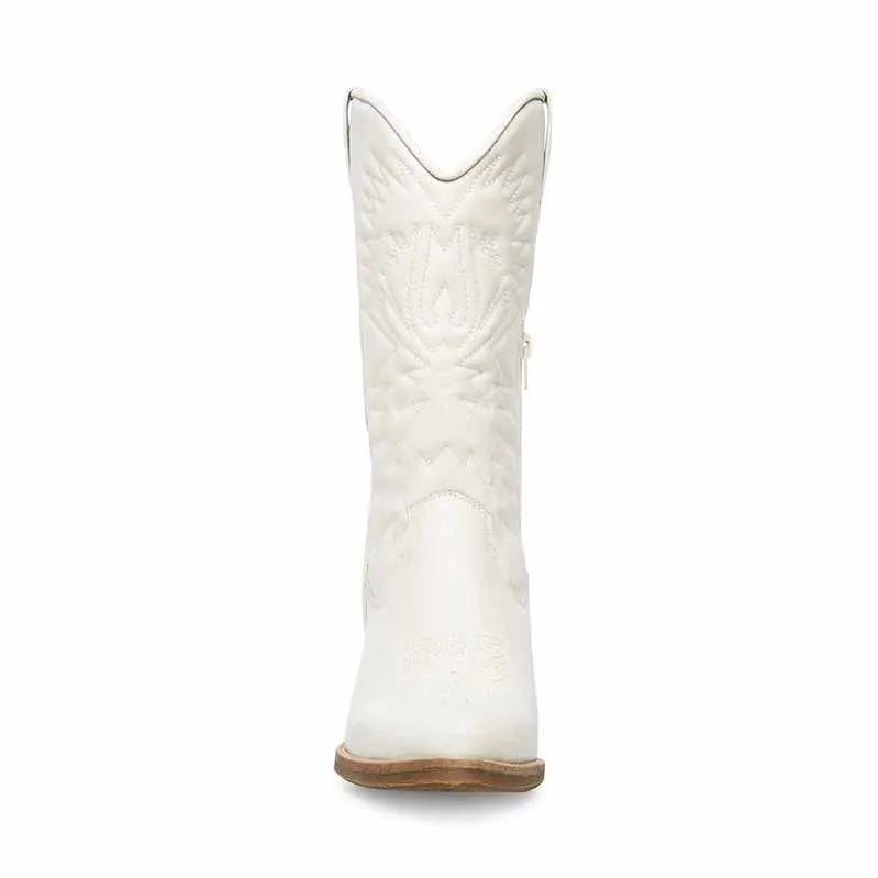 Women Western Cowboy Cowgirl Stitched Embroidered Boots