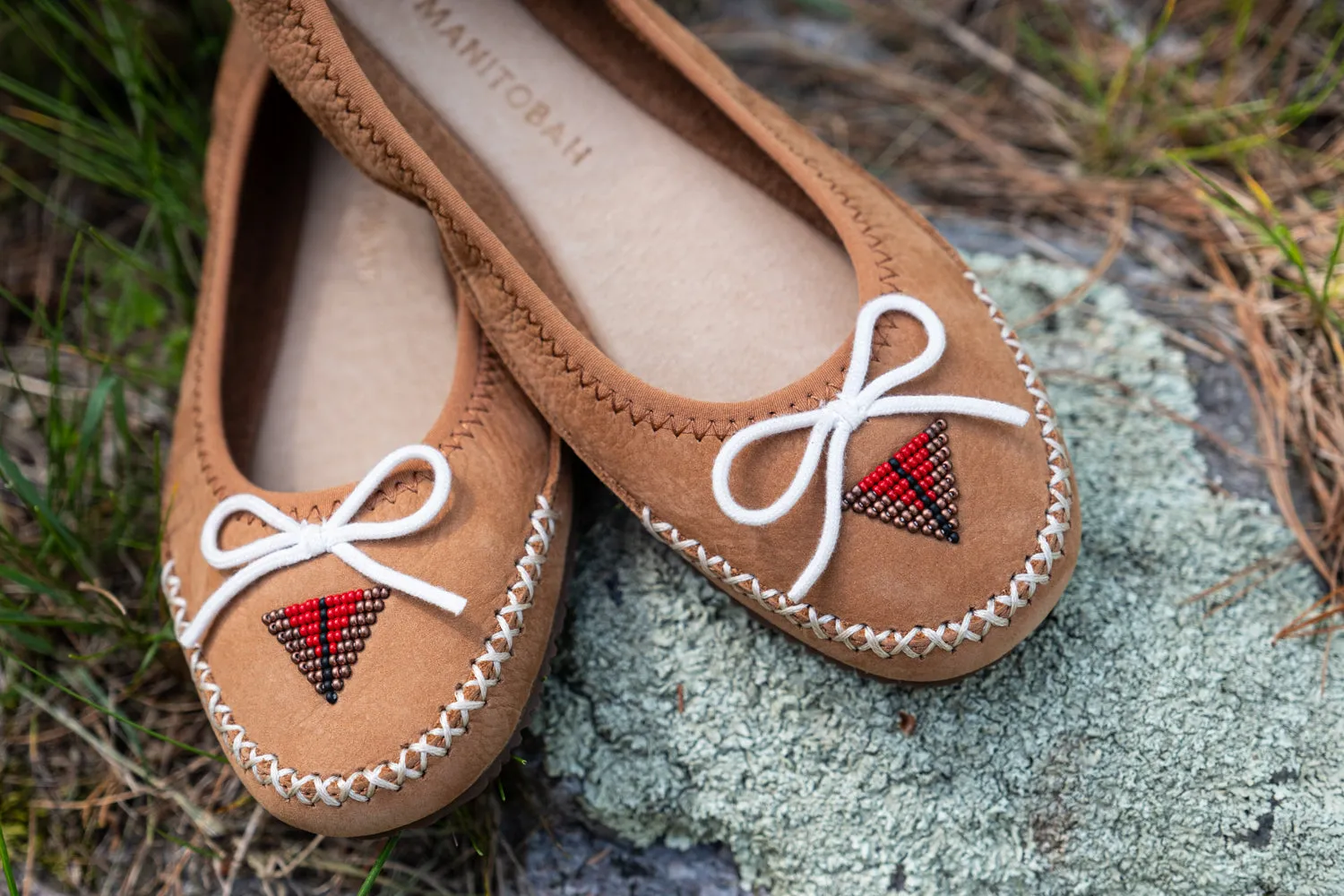 Women's Earthing Butterfly Flat Moccasins