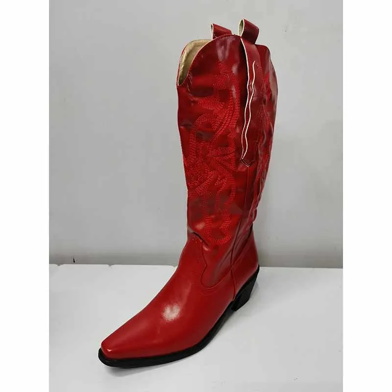 Women's Embroidered Bootie Western Cowboy Boots