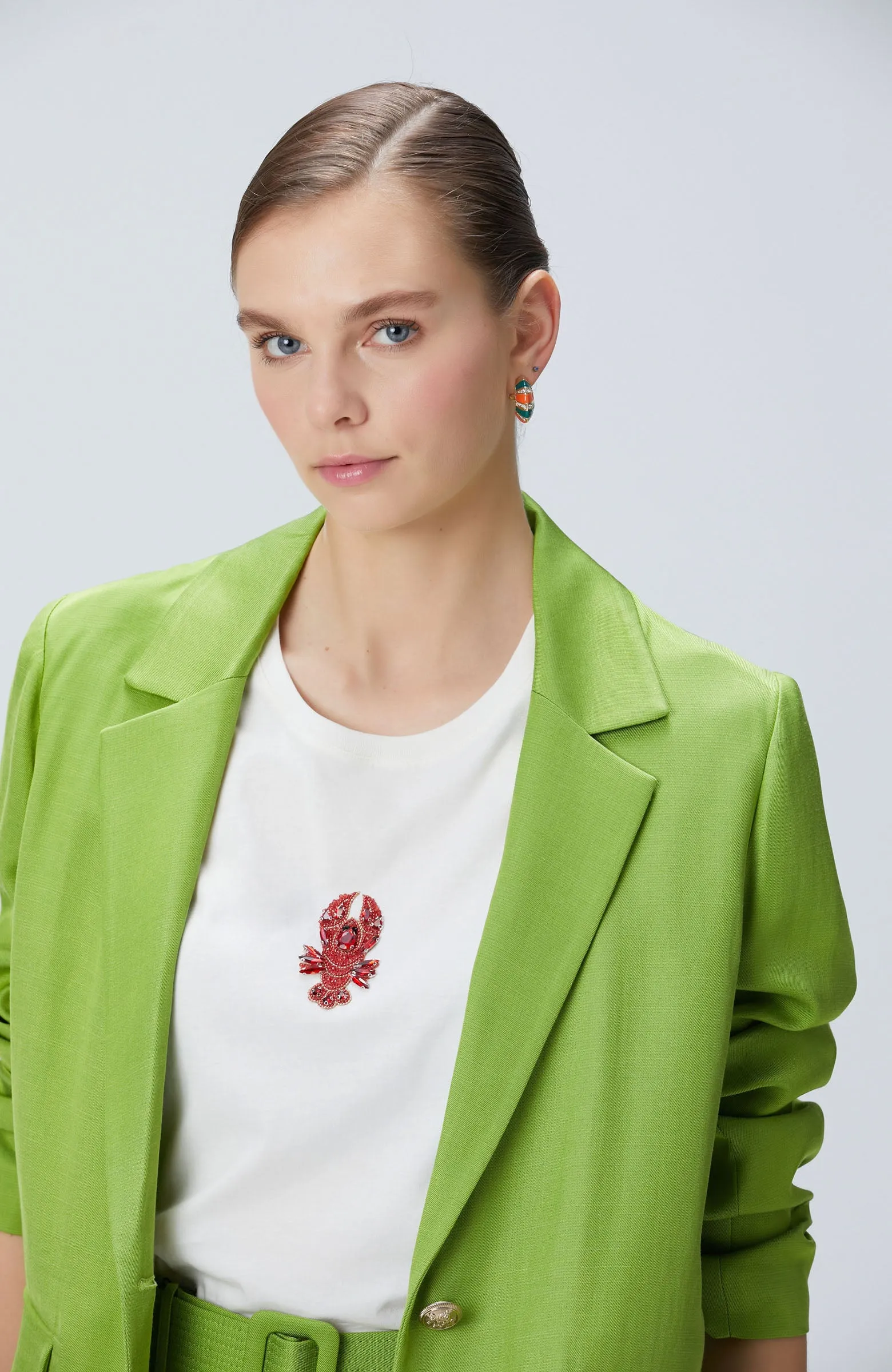 WOMEN'S Linen Blend Jacket