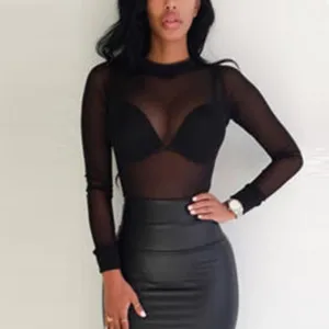 Women's Sheer Blouse Top