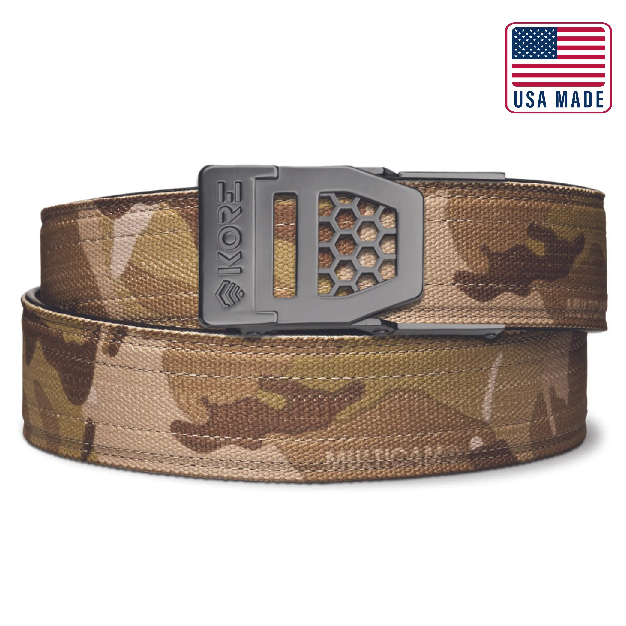 X SERIES BUCKLE  | MULTICAM® ARID TACTICAL NYLON GUN BELT 1.5"