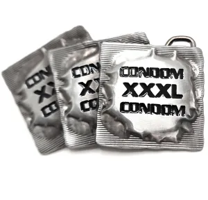 XXXL Condoms Funny Belt Buckle
