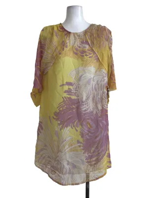 Yellow Floral Blouse