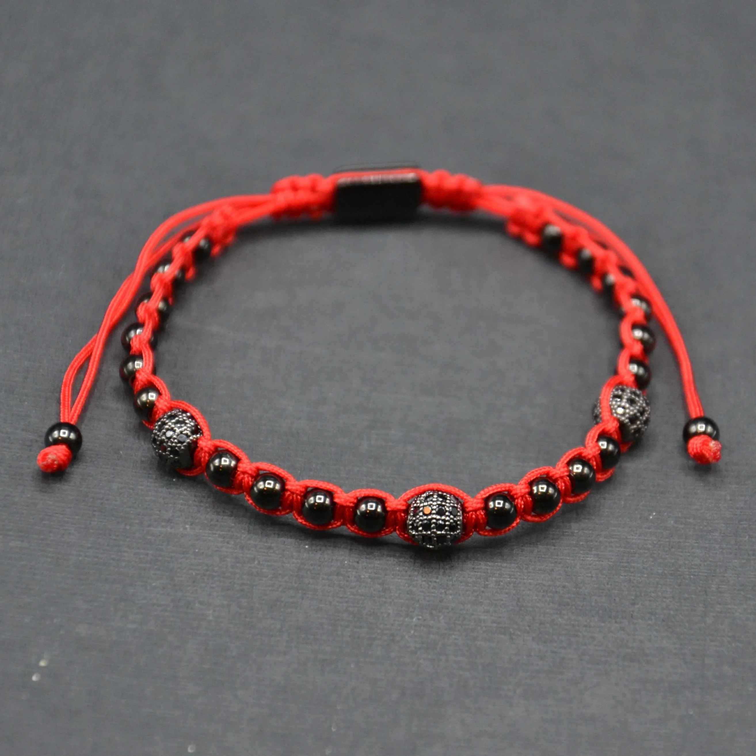 Ying Yang Onyx Bracelet Set