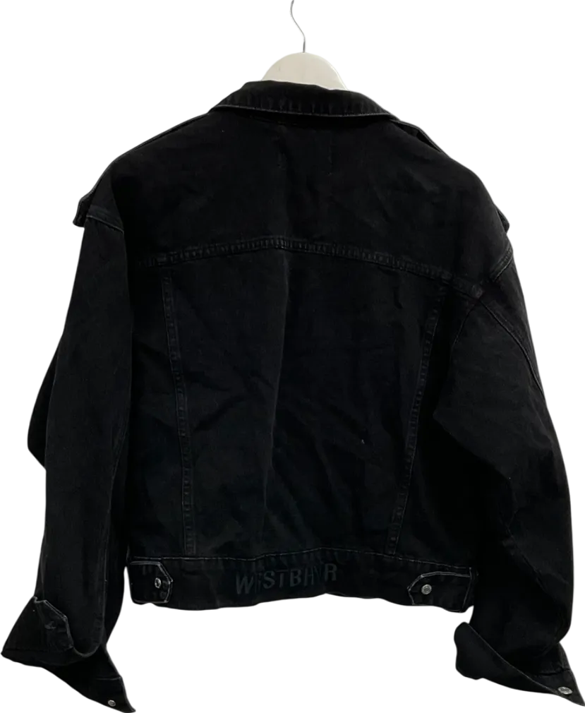 ZARA Black Cropped Blazer UK M